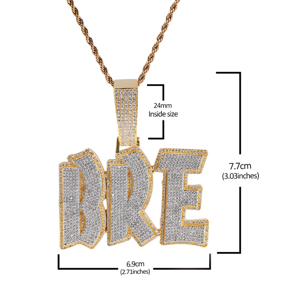Moissanite Custom name chain