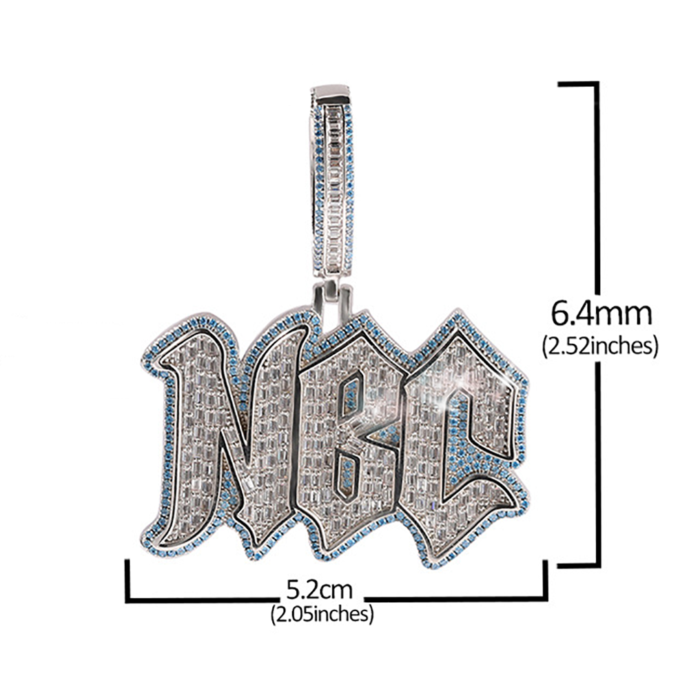 Moissanite Custom name chain