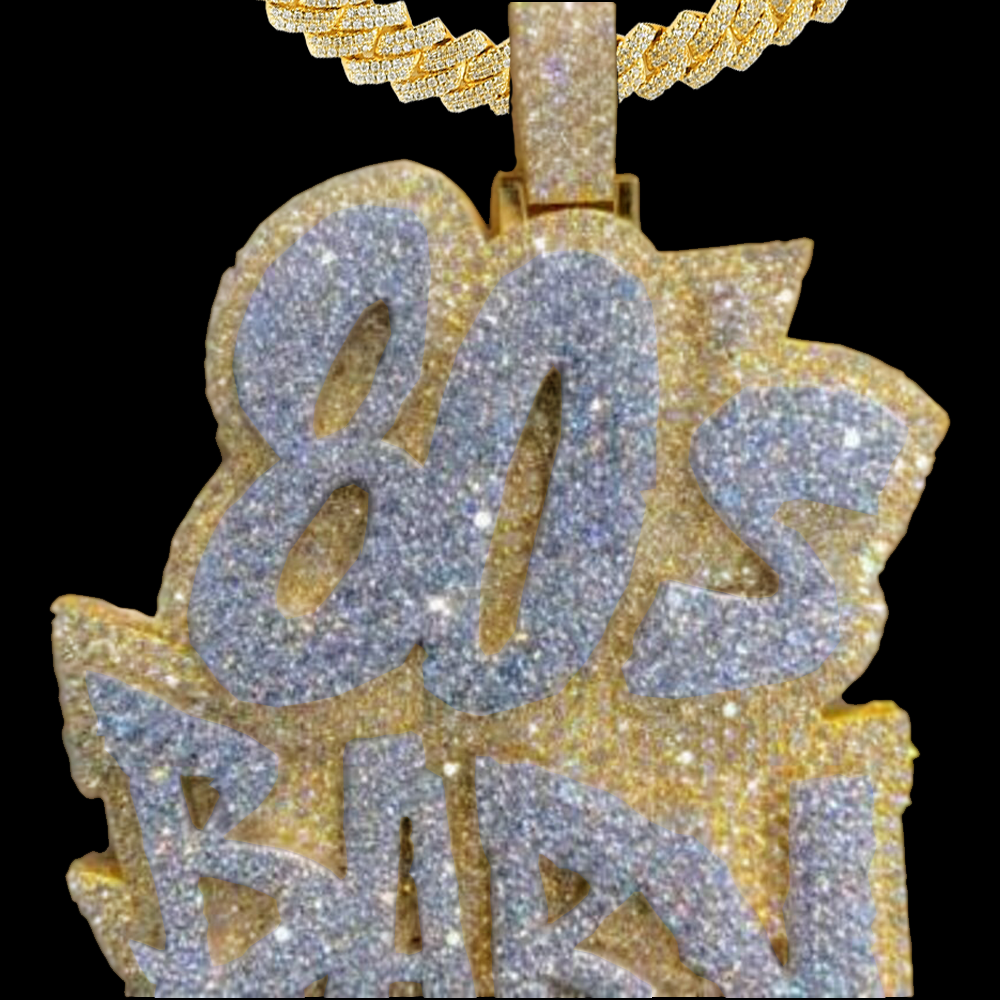 Moissanite Custom name chain