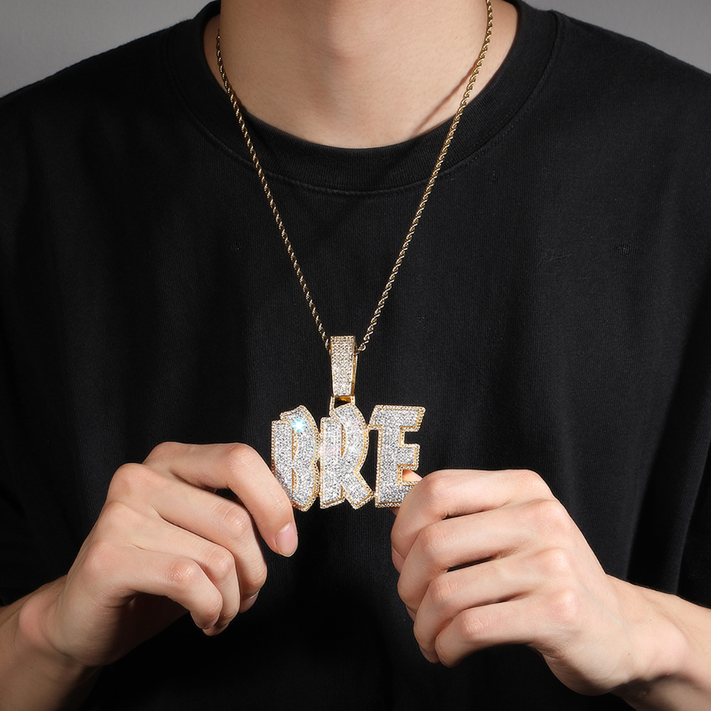 Moissanite Custom name chain