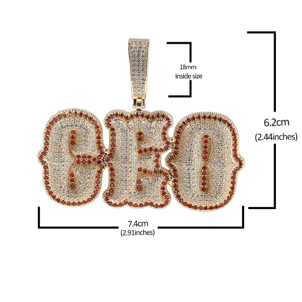 Iced out Moissanite Custom name chain