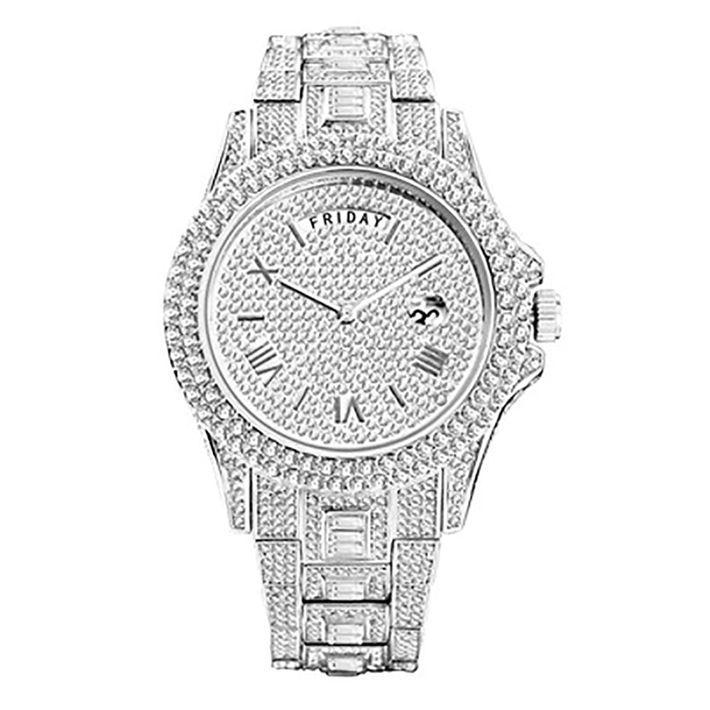 Moissanite Iced out watch