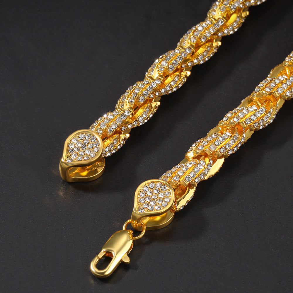 Moissanite Iced Out Cuban Link Chain