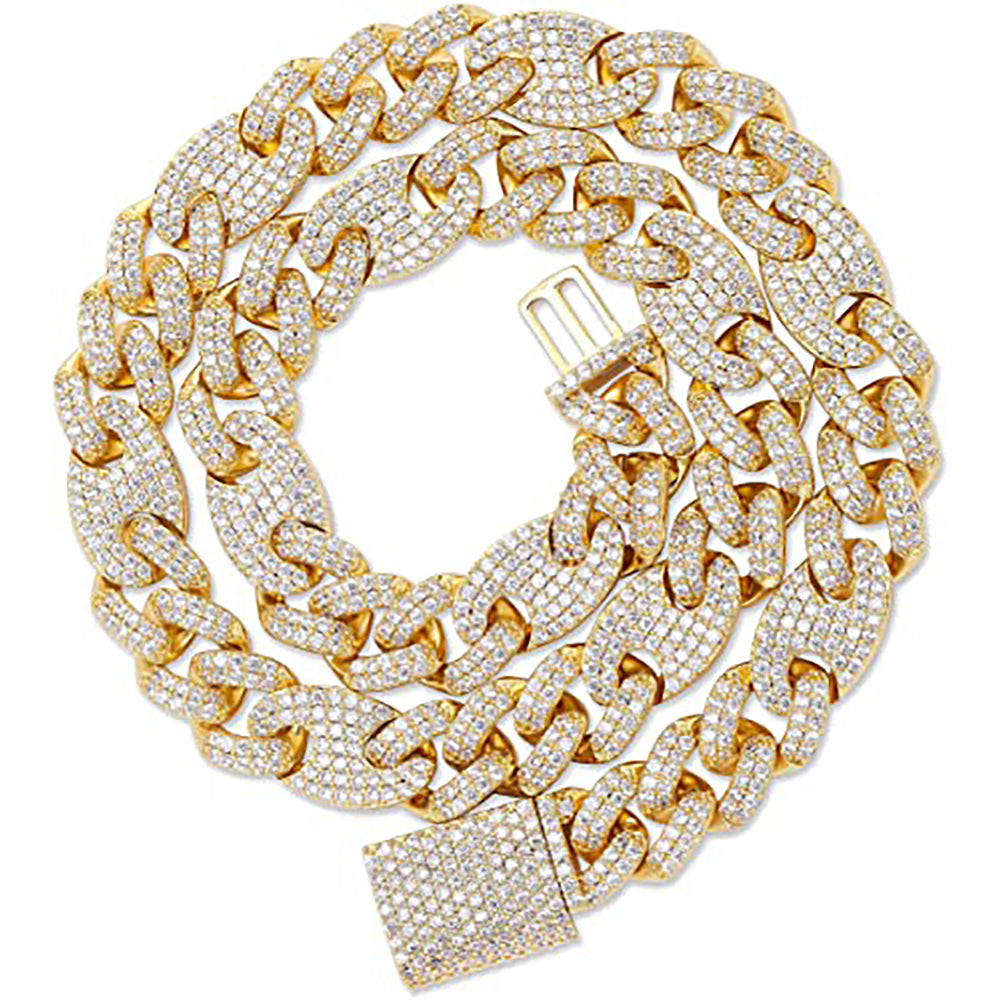 Moissanite Iced Out Cuban Link Chain