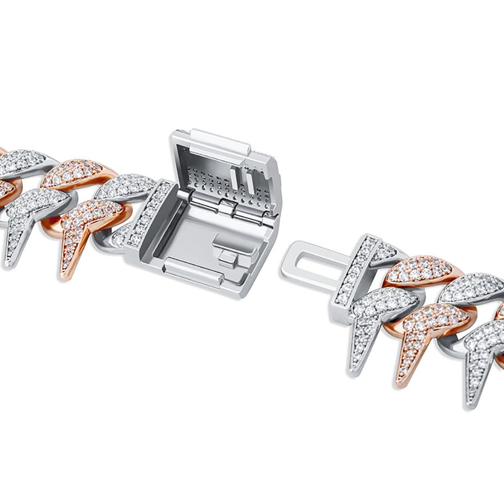 Moissanite Iced Out Cuban Link Chain For Men