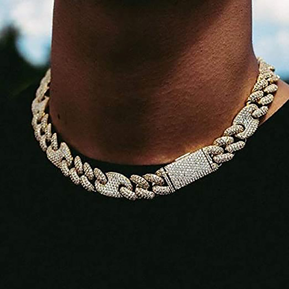 Moissanite Iced Out Cuban Link Chain
