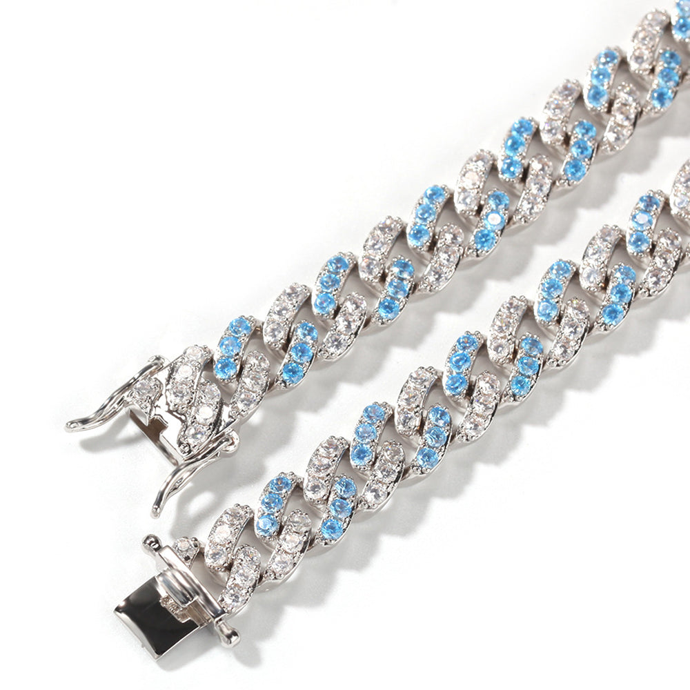 Moissanite 10mm Iced Out Cuban Link Chain