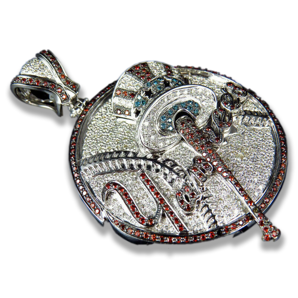 Moissanite Custom logo/name/letter pendant