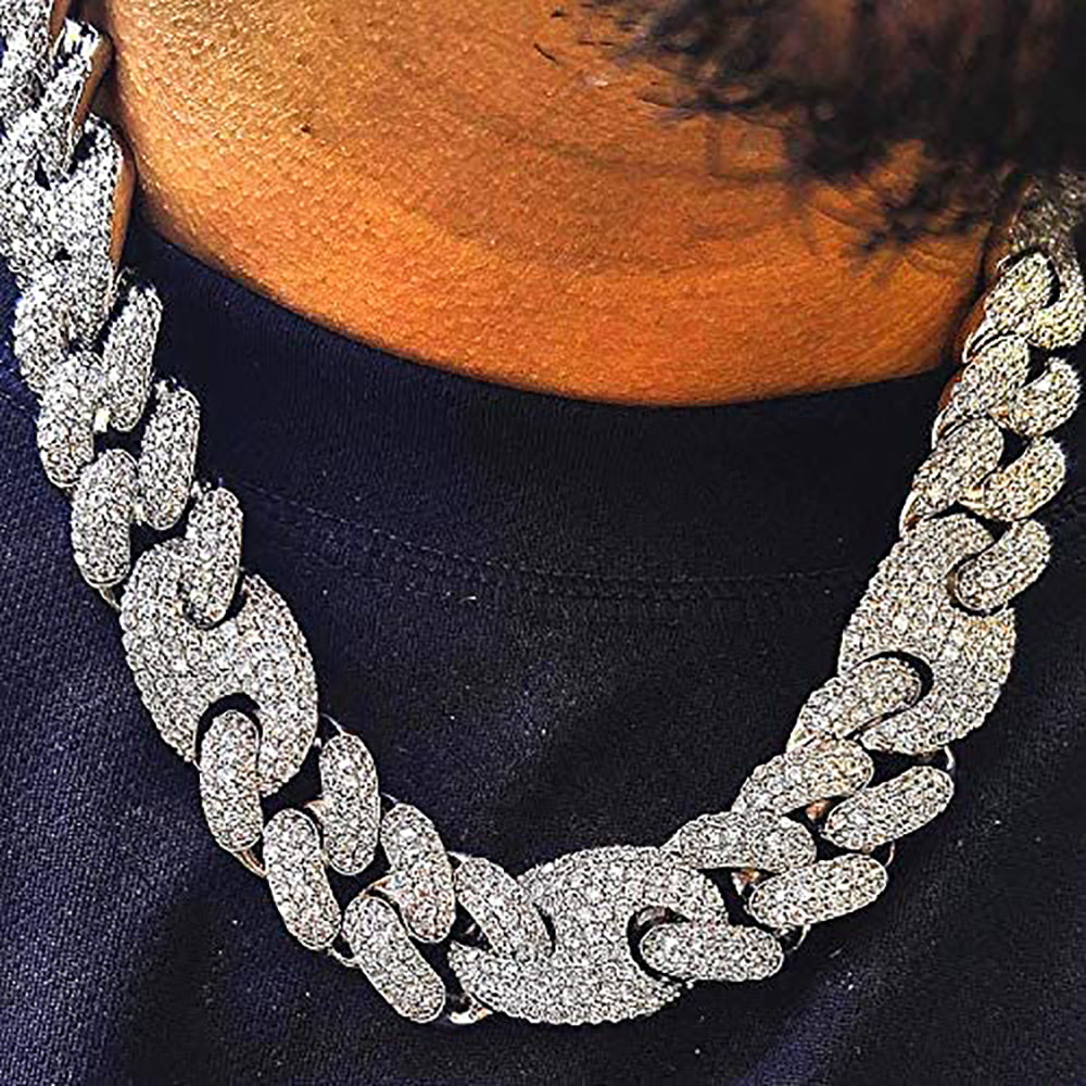 Moissanite Iced Out Cuban Link Chain
