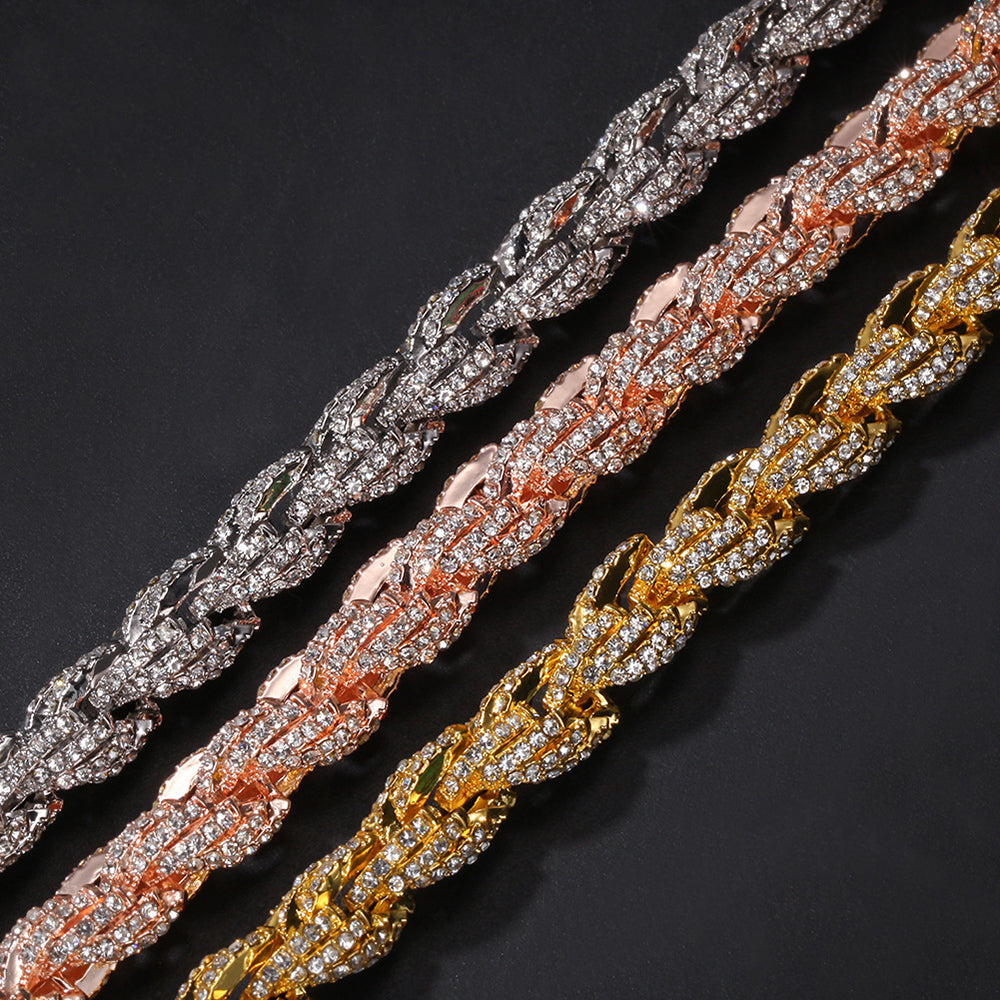 Moissanite Iced Out Cuban Link Chain