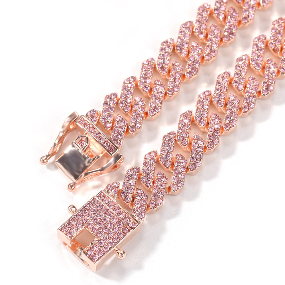 Moissanite 10mm Iced Out Cuban Link Chain