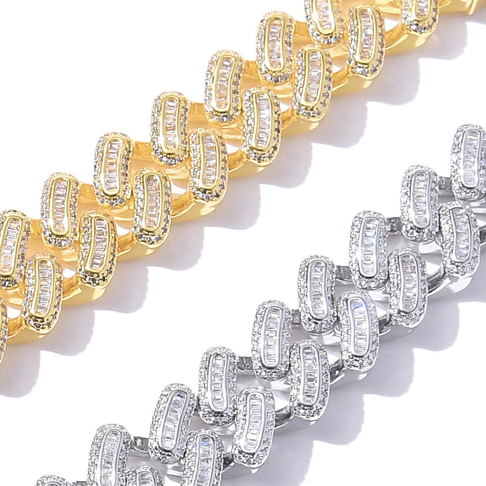 Moissanite Iced Out Cuban Link Chain