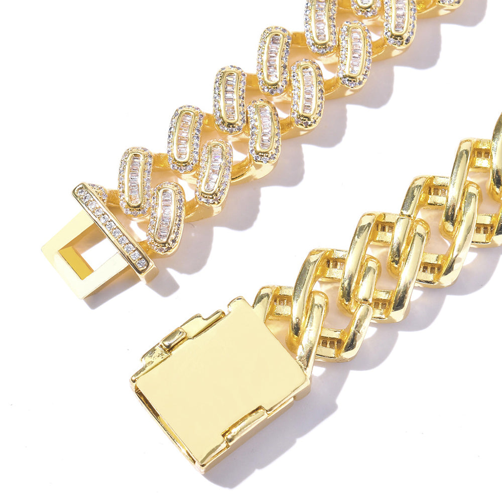 Moissanite Iced Out Cuban Link Chain