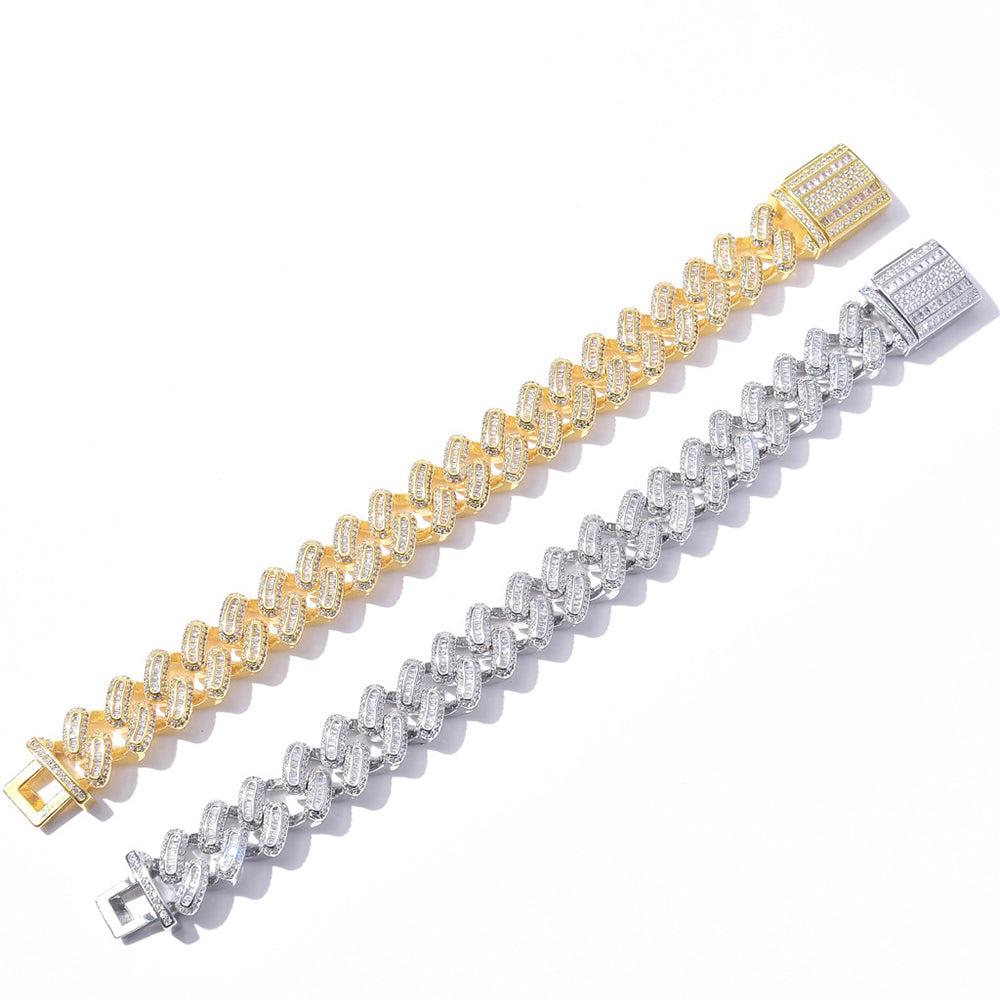 Moissanite Iced Out Cuban Link Chain