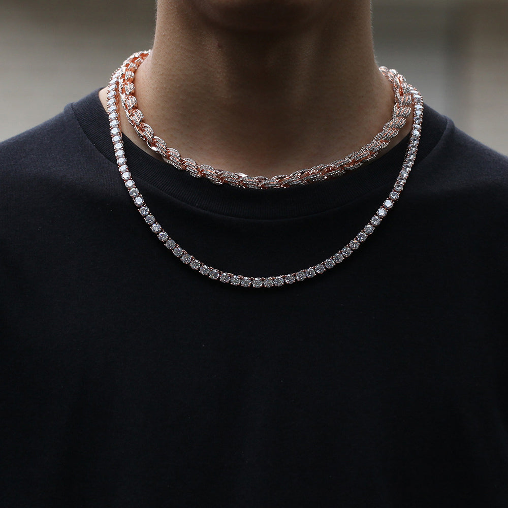 Moissanite Iced Out Cuban Link Chain