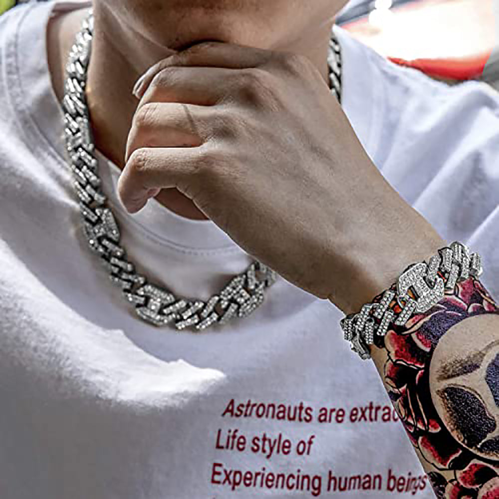 Moissanite Iced Out Cuban Link Chain