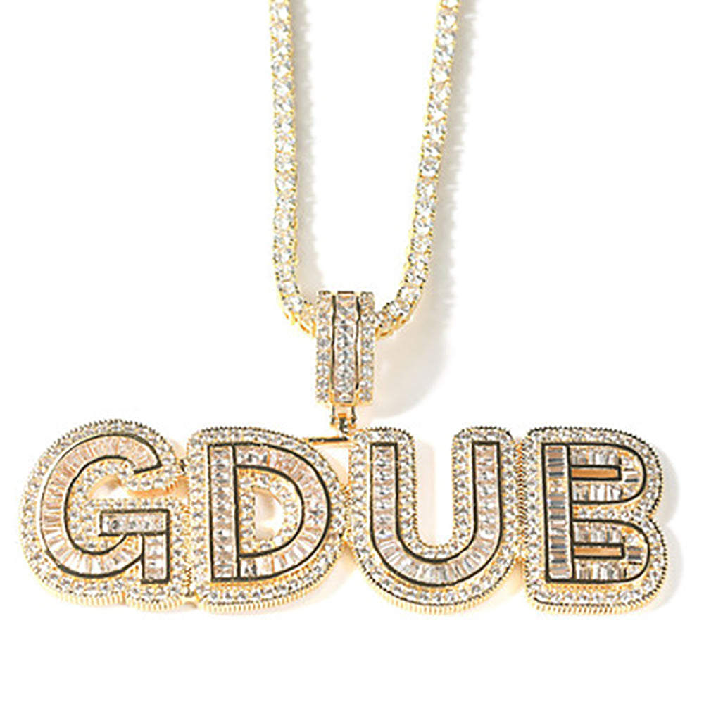 Moissanite Custom name necklace