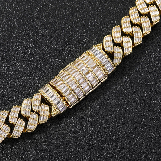 Moissanite Iced Out Cuban Link Chain