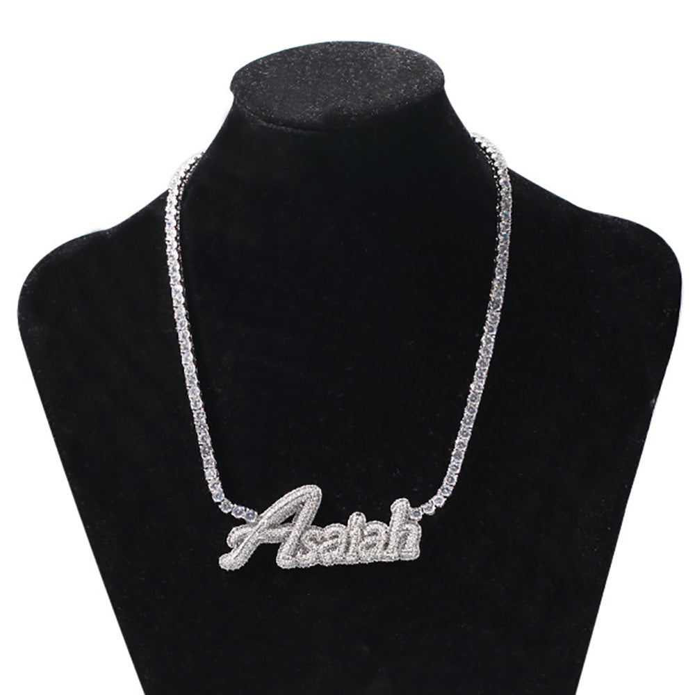 Moissanite Iced Out Custom name necklace