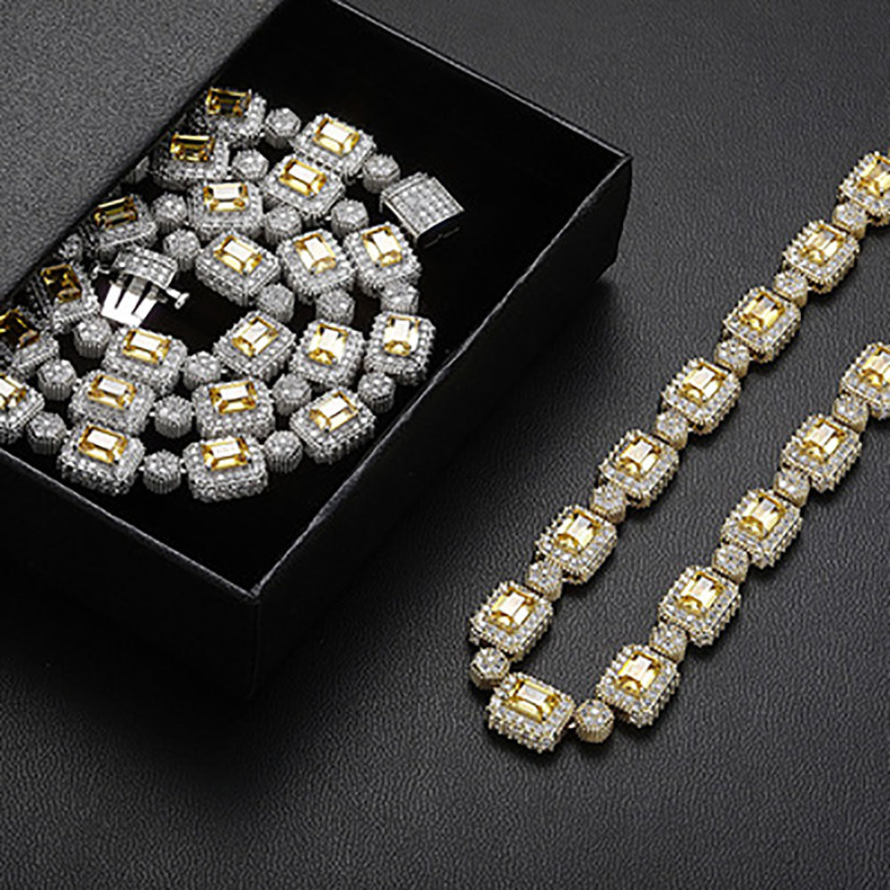 Moissanite Iced out 10mm Tennis Chain