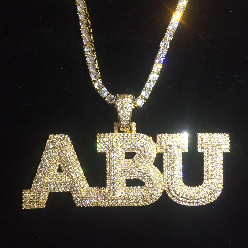 Moissanite Iced Out Custom name necklace