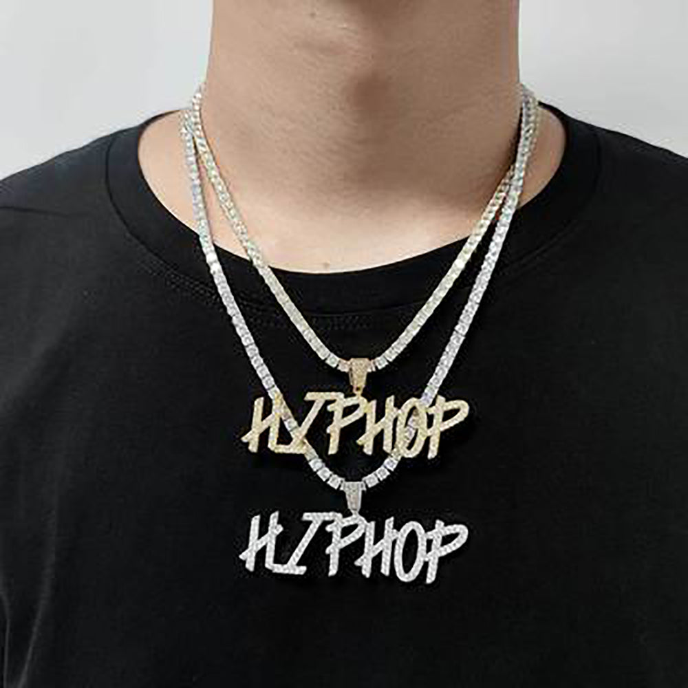 Moissanite Iced Out Custom name necklace
