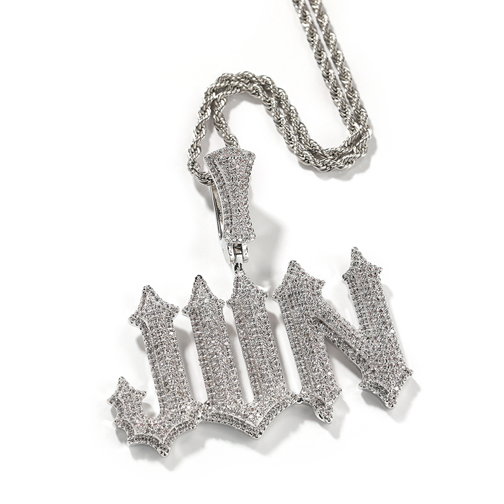 Moissanite Custom name necklace