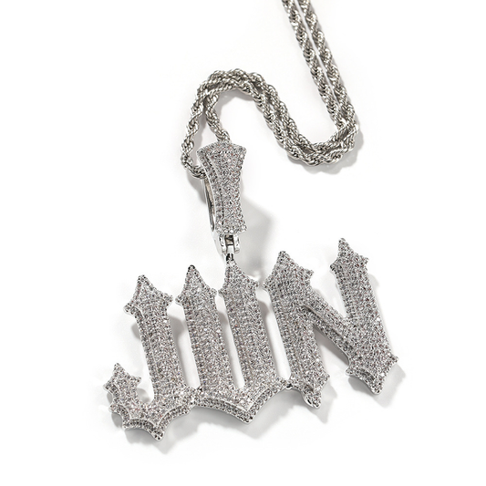 Moissanite Custom name necklace