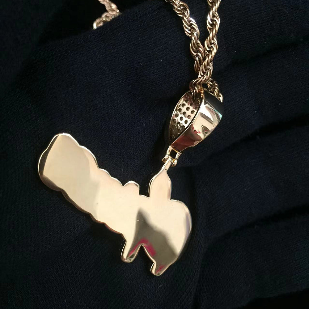 Moissanite Custom name necklace