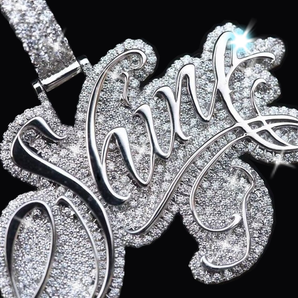 Moissanite Custom name chain