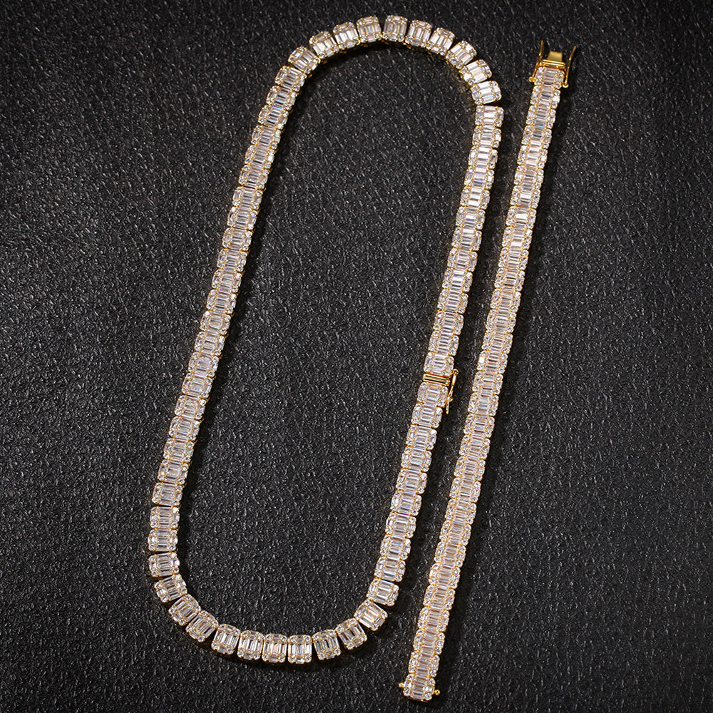 Moissanite Iced Out Tennis Chain