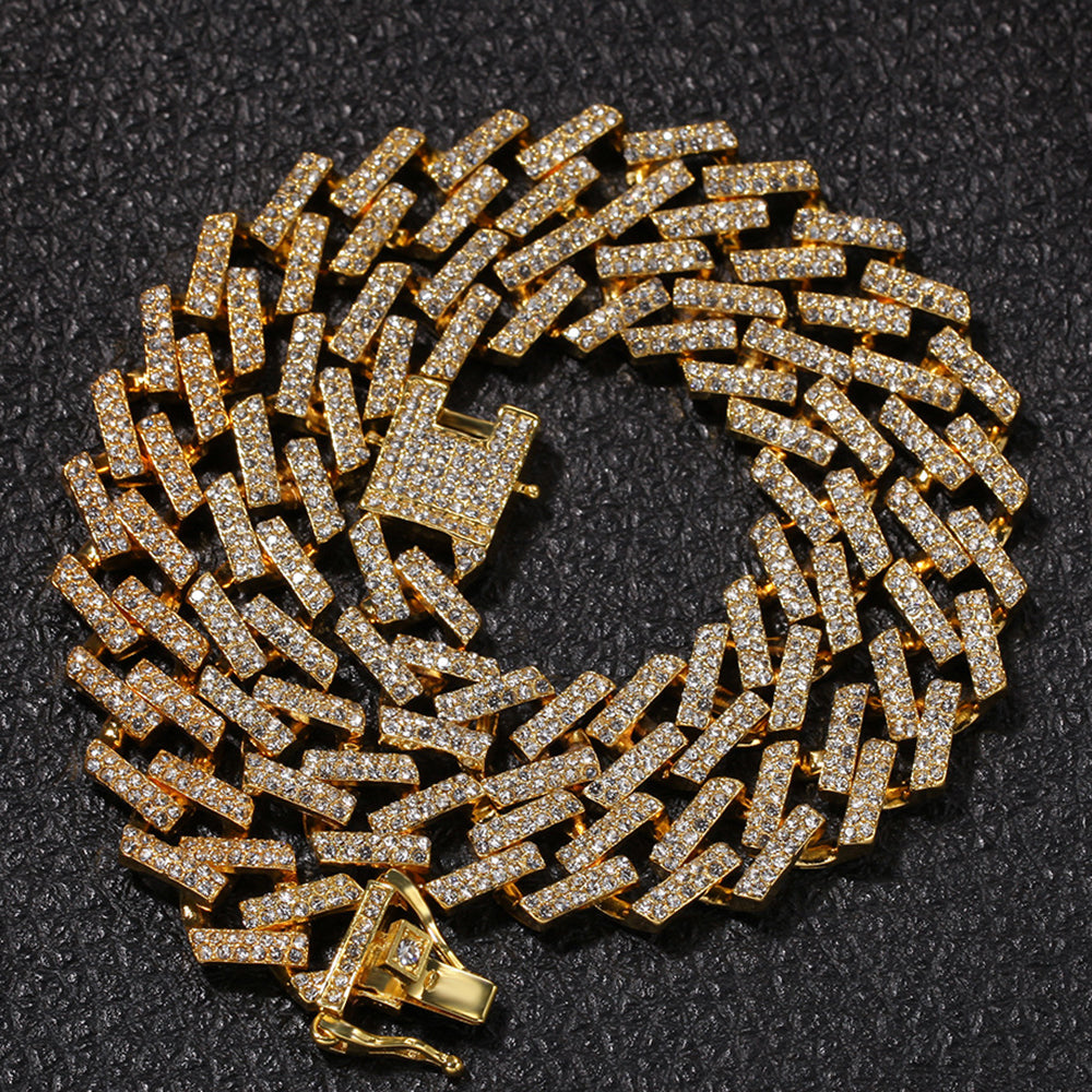 Moissanite Iced Out Cuban Link Chain