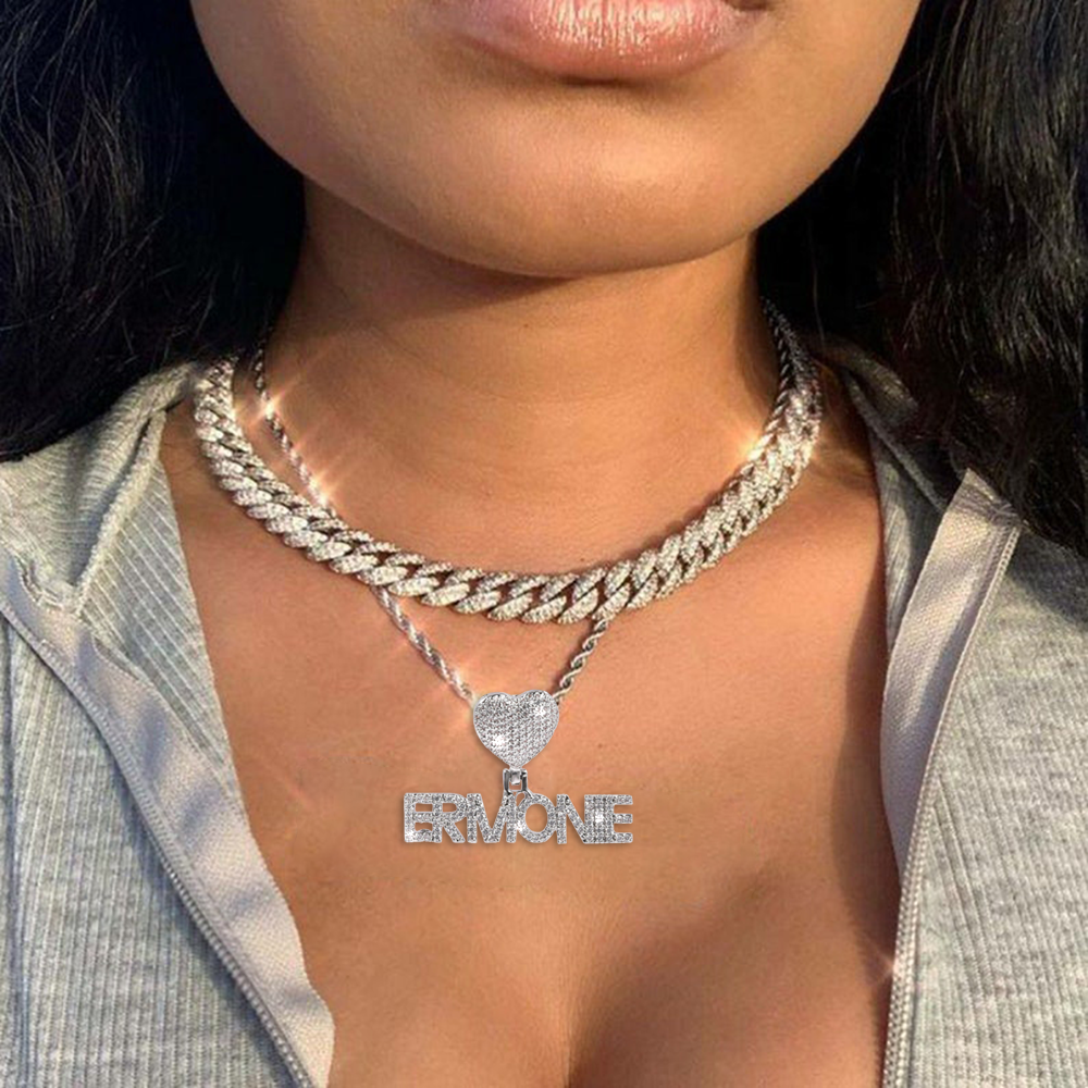 Moissanite Iced Out Custom name necklace