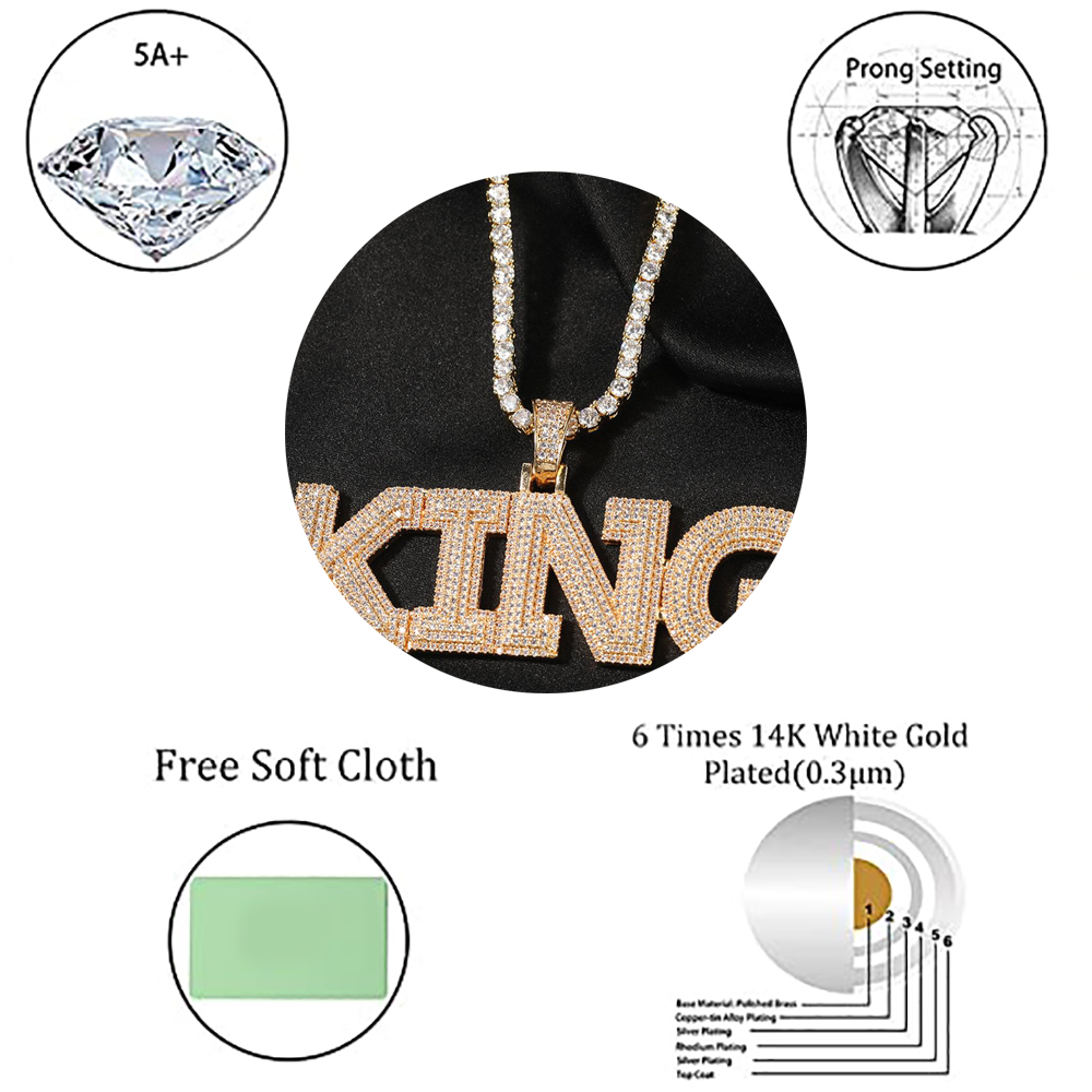Moissanite Iced Out Custom name necklace
