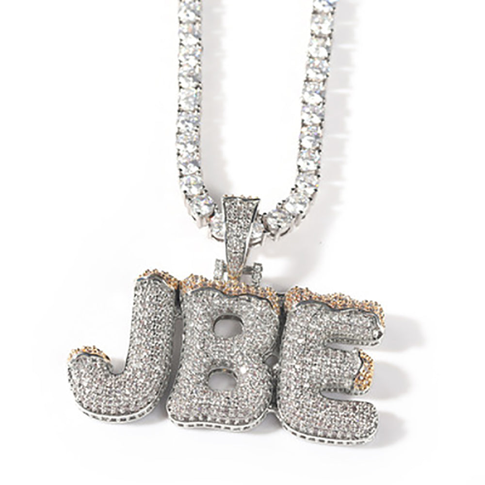 Moissanite Custom name necklace