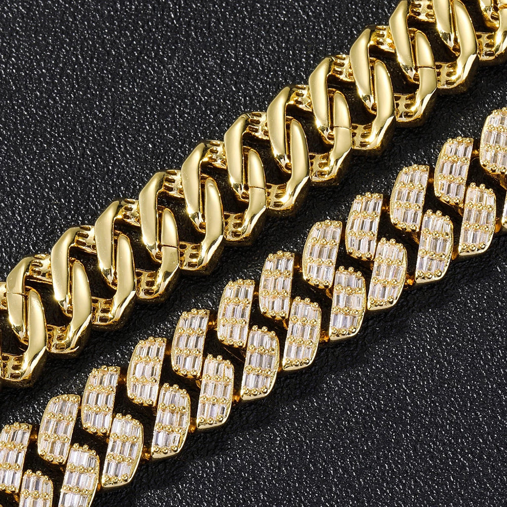 Moissanite Iced Out Cuban Link Chain