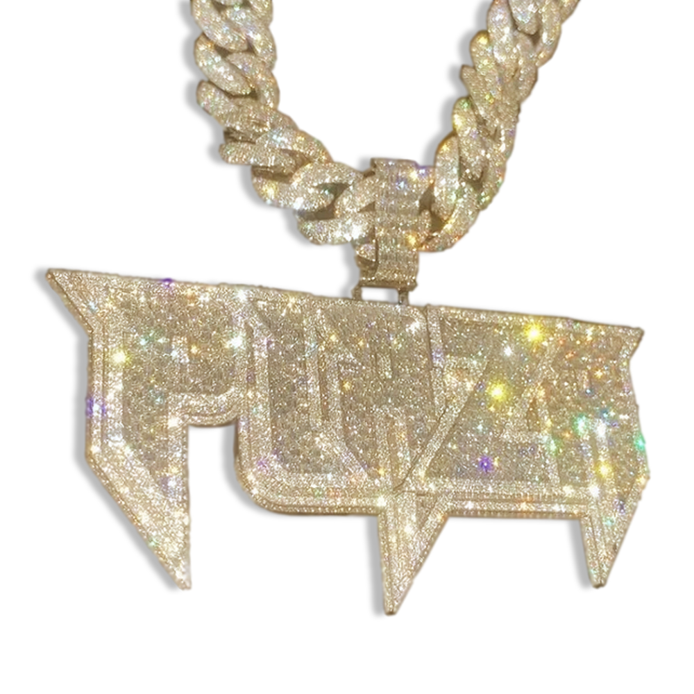 Moissanite Custom name chain