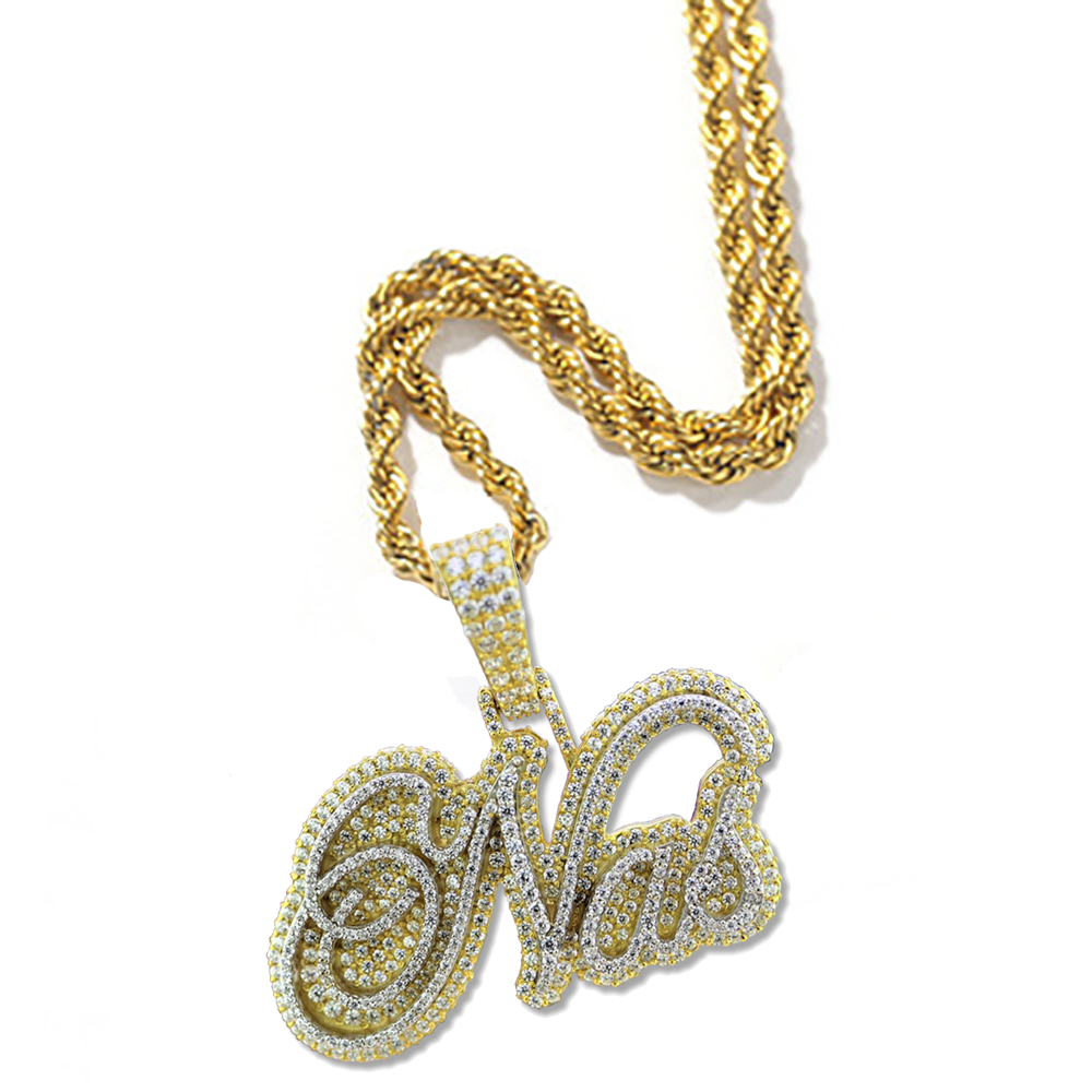 Moissanite Custom name necklace