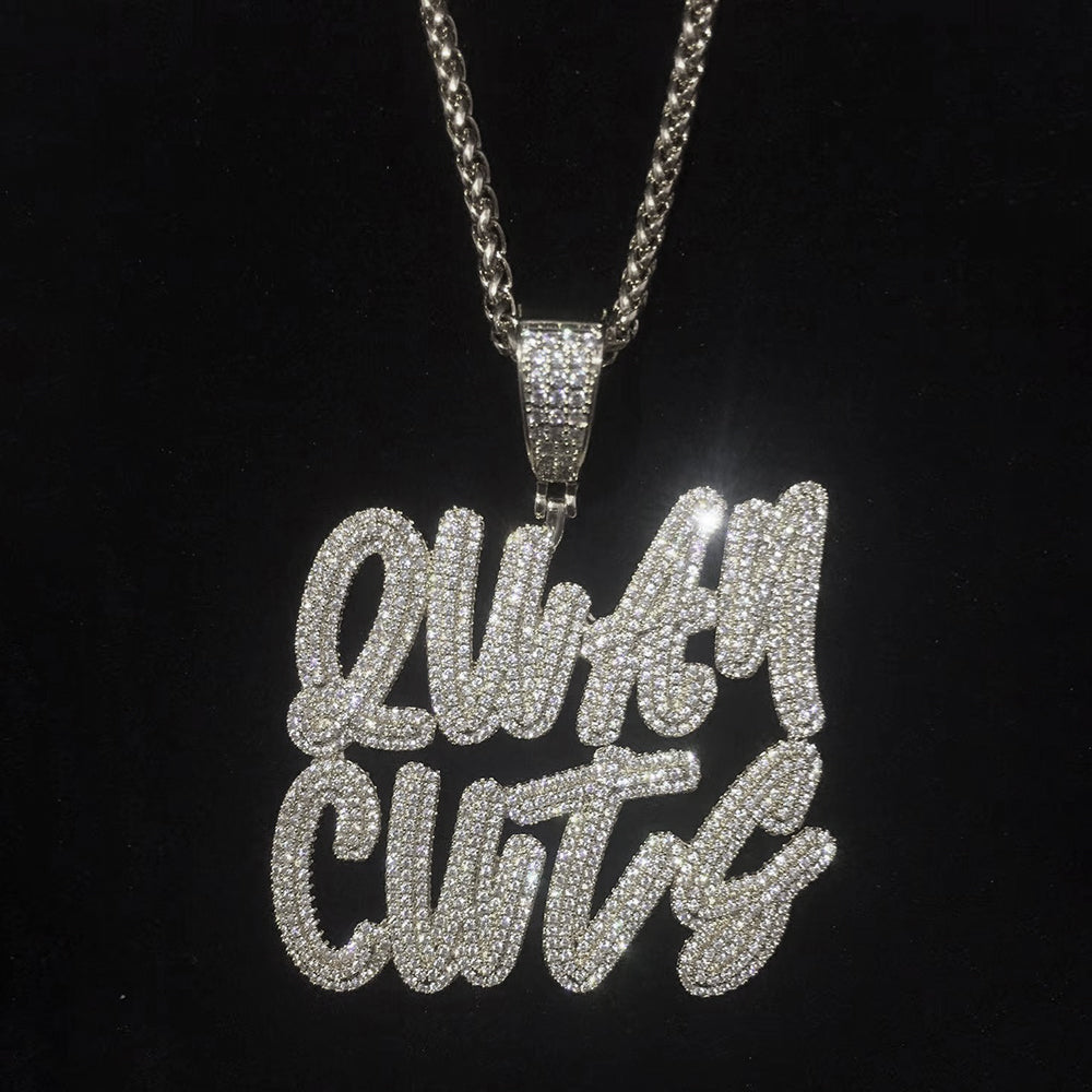 Moissanite Iced Out Custom name necklace