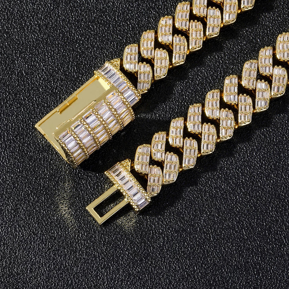Moissanite Iced Out Cuban Link Chain