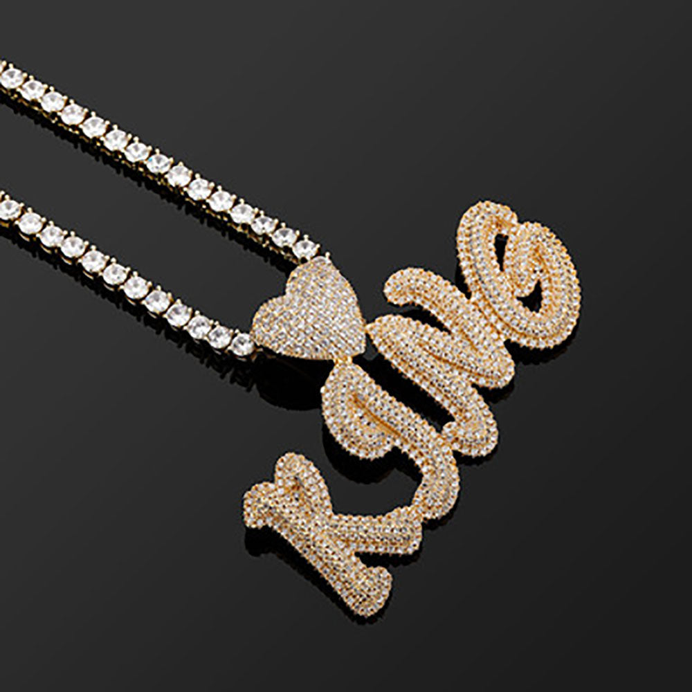 Moissanite Iced Out Custom name necklace