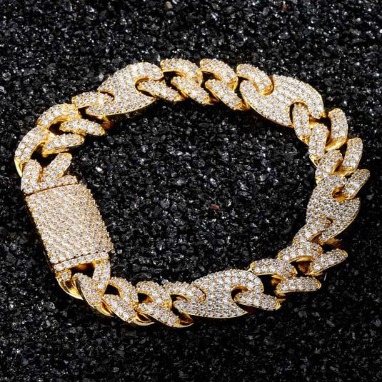 Moissanite Iced Out Cuban Link Chain