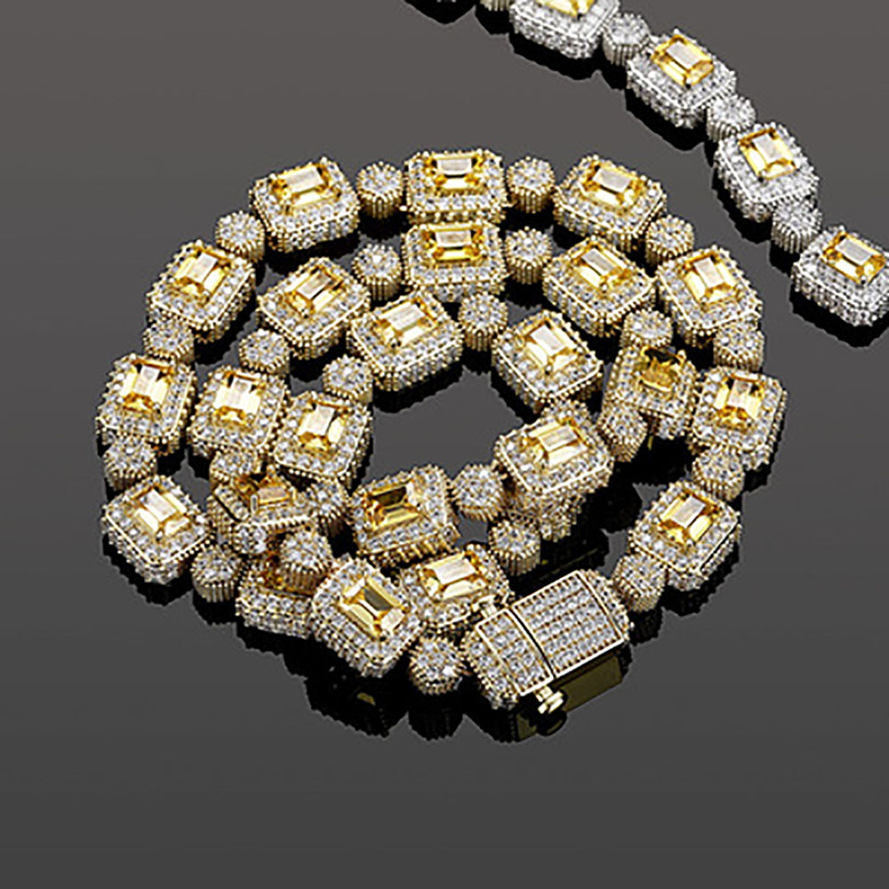 Moissanite Iced out 10mm Tennis Chain