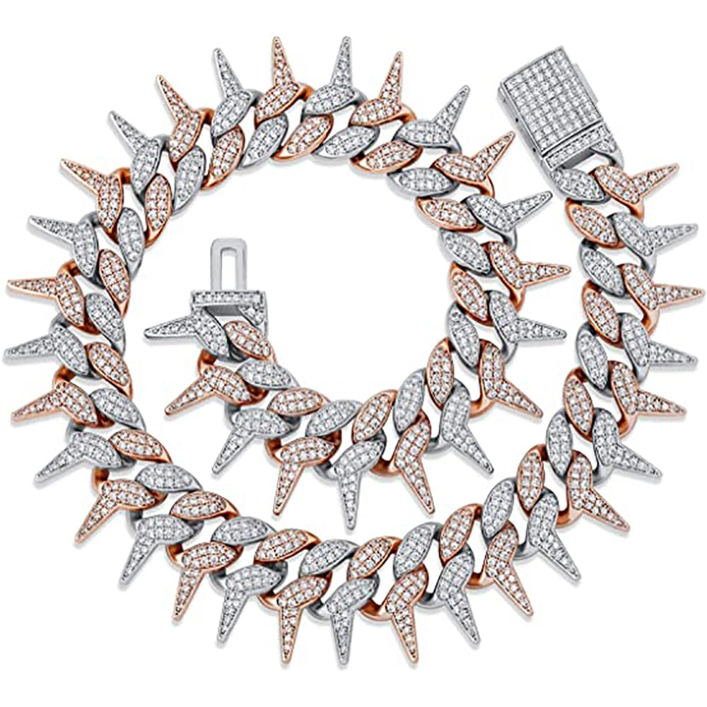 Moissanite Iced Out Cuban Link Chain For Men