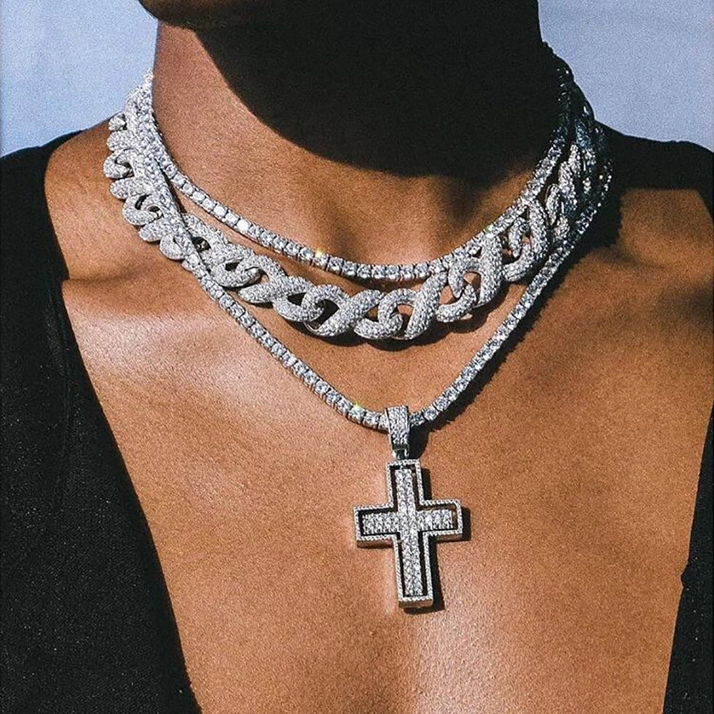 Moissanite Iced Out Cuban Link Chain