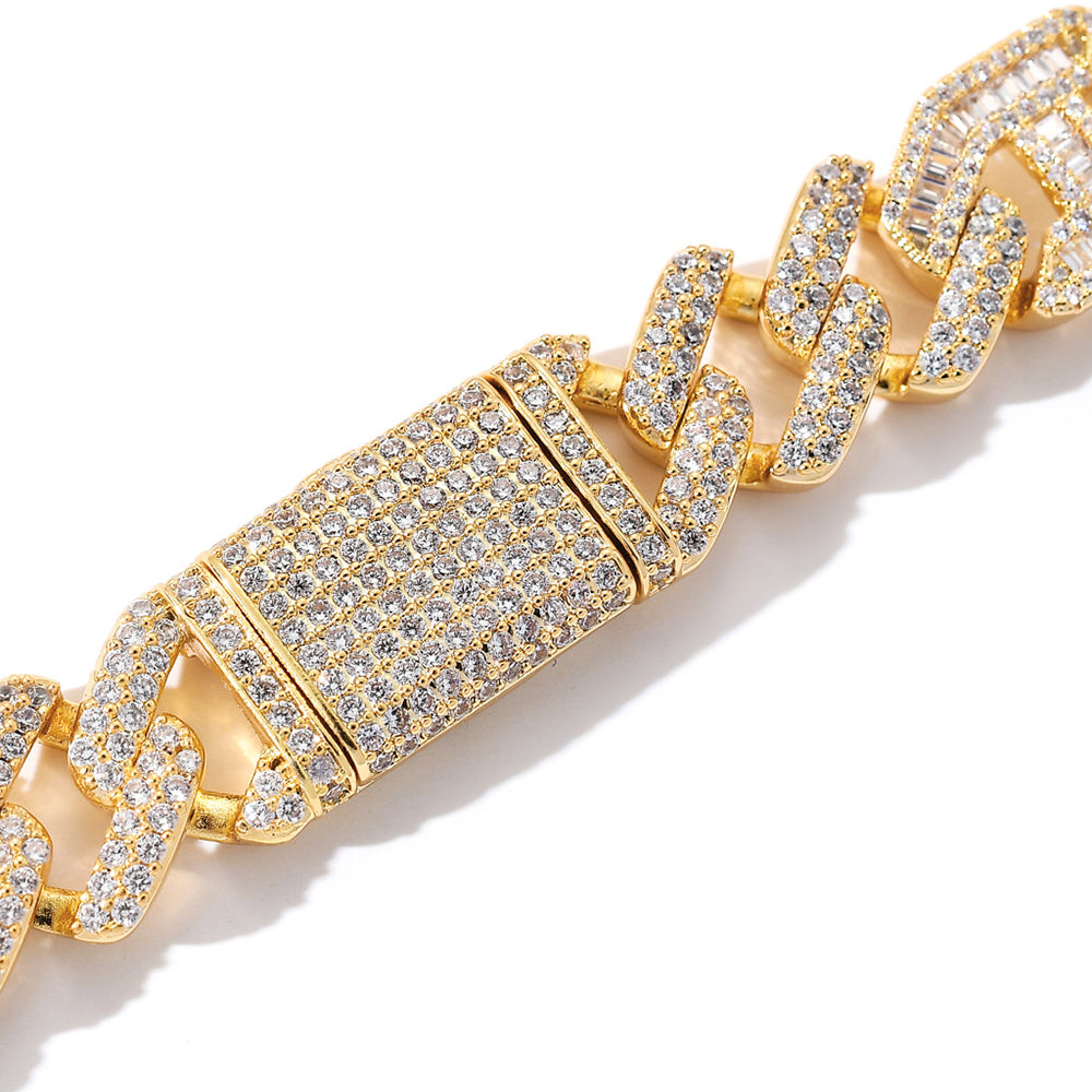 Moissanite Iced Out Cuban Link Chain