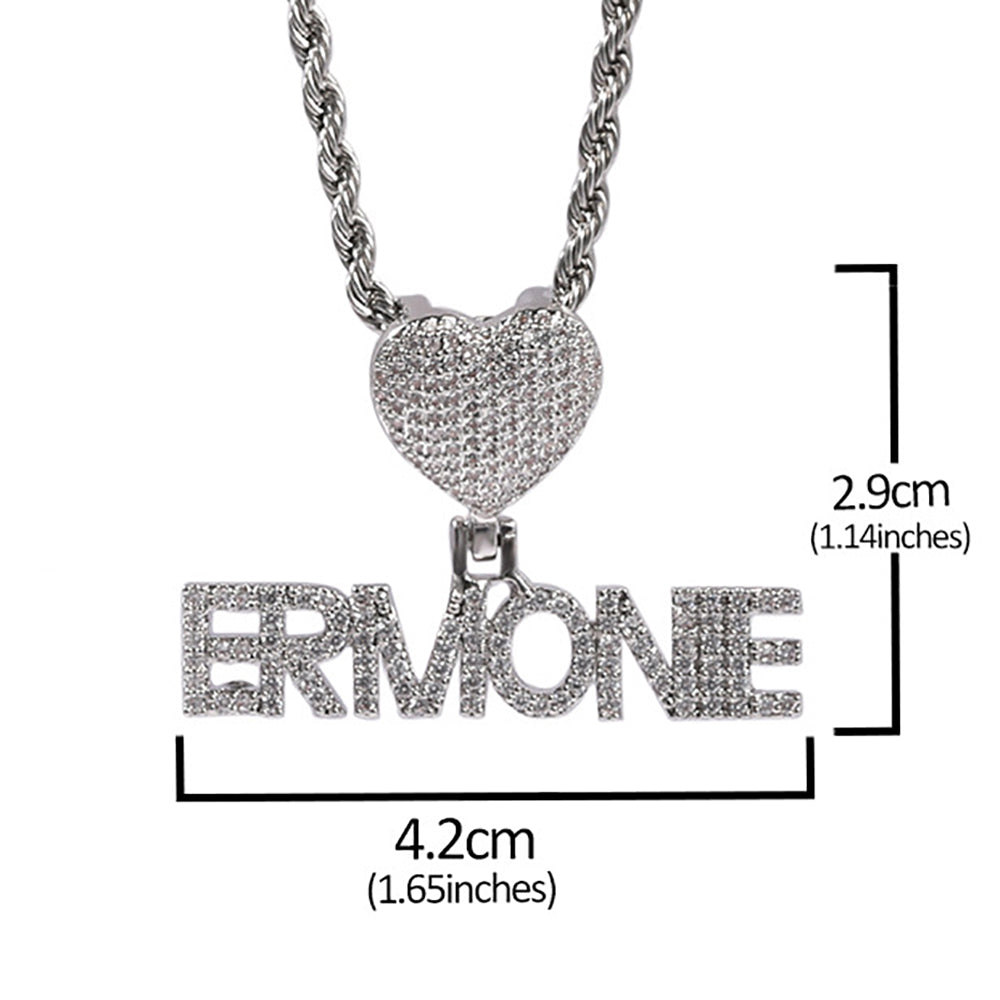 Moissanite Iced Out Custom name necklace