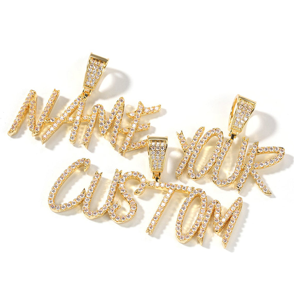 Moissanite Iced Out Custom name necklace