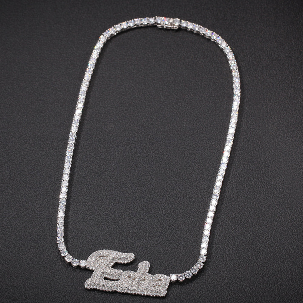 Moissanite Iced Out Custom name necklace