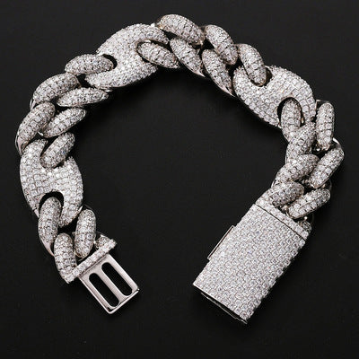 Moissanite Iced Out Cuban Link Chain